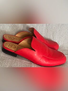 G/Fore  Killer Golf ⛳️ Mule Slip on Skulls Pattern Prints~Size:7.5~in Cherry Red
